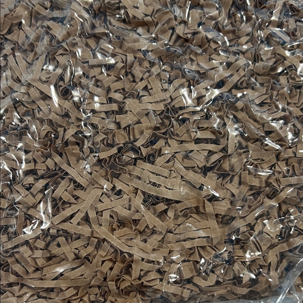 3 Count Easter Grass Crinkled Kraft Paper Filler - Natural Brown - Picture 2 of 2